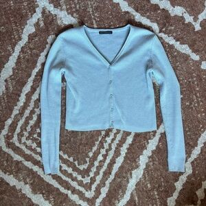 Brandy Melville Sky Blue Button-Up Cardigan